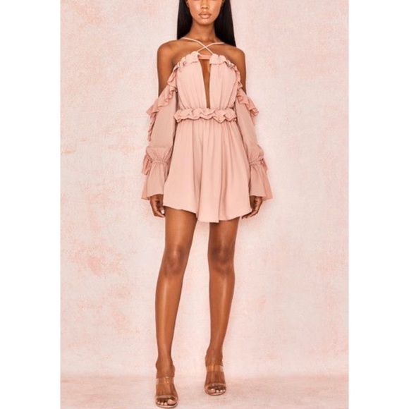 Shoulder Ruffled Mini Dress | Poshmark